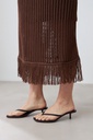 L168GKD1 VESTIDO CALADO CON FLECOS