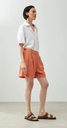 L168GPH6 SHORT DE LINO CON PINZAS