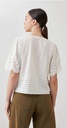 L167GBH4 BLUSA DE BRODERIE CON LAZOS