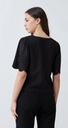 L167GBH4 BLUSA DE BRODERIE CON LAZOS