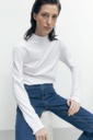 L151GTL4 MEDIA POLERA CON PUÑOS PUNTO SMOCK