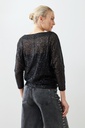 L165GBL4 BLUSA LENTEJUELAS MANGA DOLLMAN