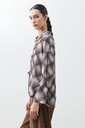 L165GBL9 CAMISA ESCOCESA CON LAZOS