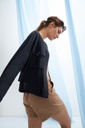 L157GOJ2 CHAQUETA BOMBER DE LINO