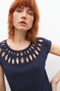 L155GTH5 REMERA CON CALADO EN ESCOTE
