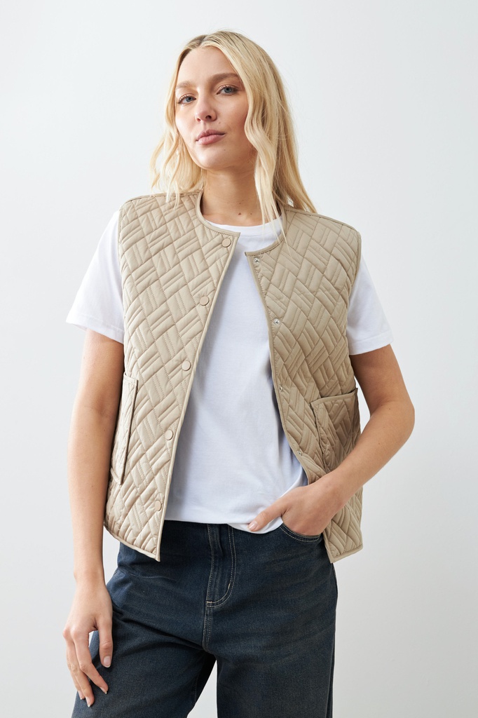 L165GOV2 CHALECO CAPITONEADO REVERSIBLE