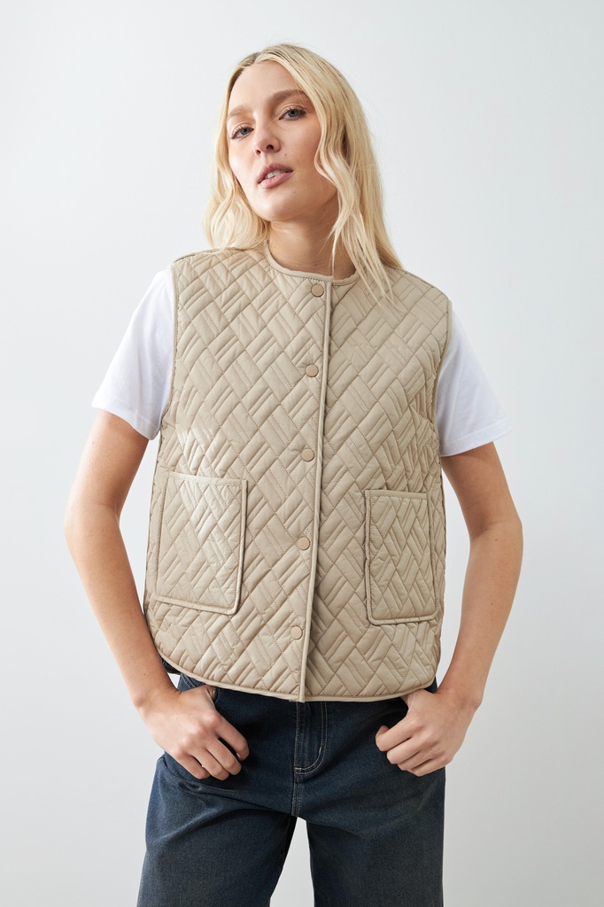 L165GOV2 CHALECO CAPITONEADO REVERSIBLE
