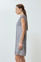 L165GDM8 VESTIDO MIDI LENTEJUELAS