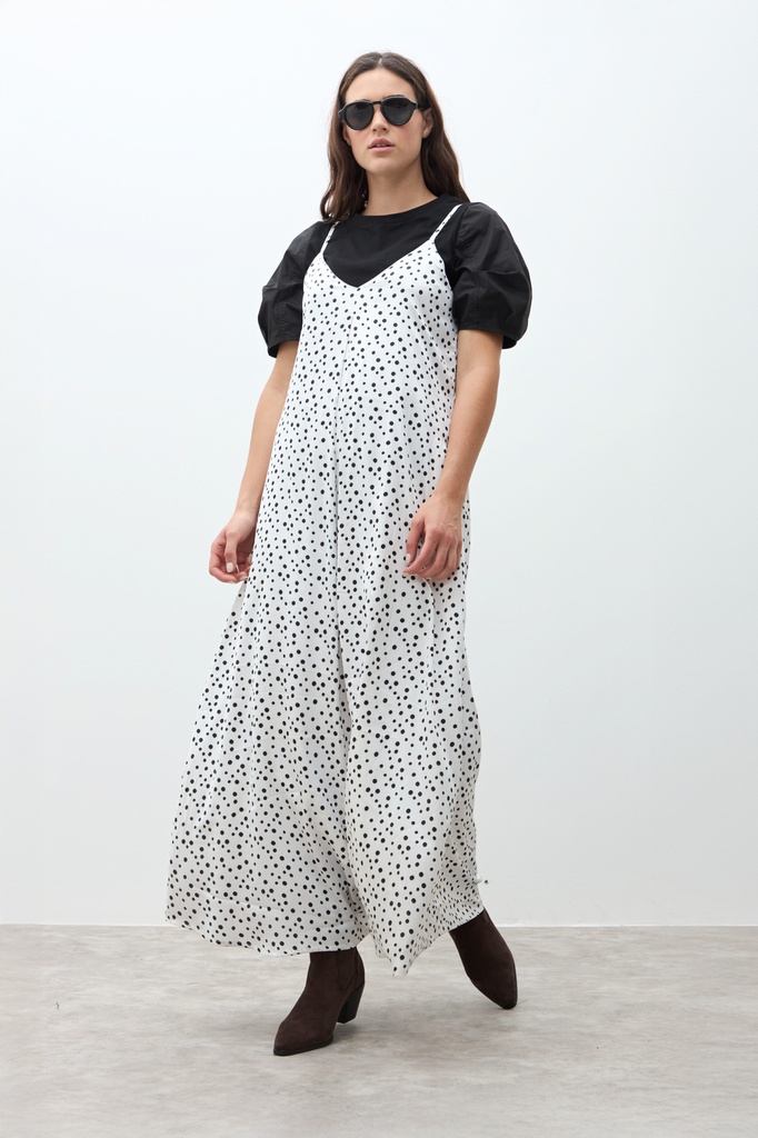 L170GDX1 VESTIDO ESTAMPA LUNARES