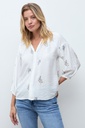 L172GBT2 BLUSA CON FLORES BORDADAS