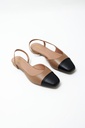 L155AFF3 BALLERINA DE CUERO COMBINADA ELOISE