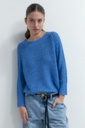 L155GKS7 SWEATER CINTA CON RUEDO CURVO