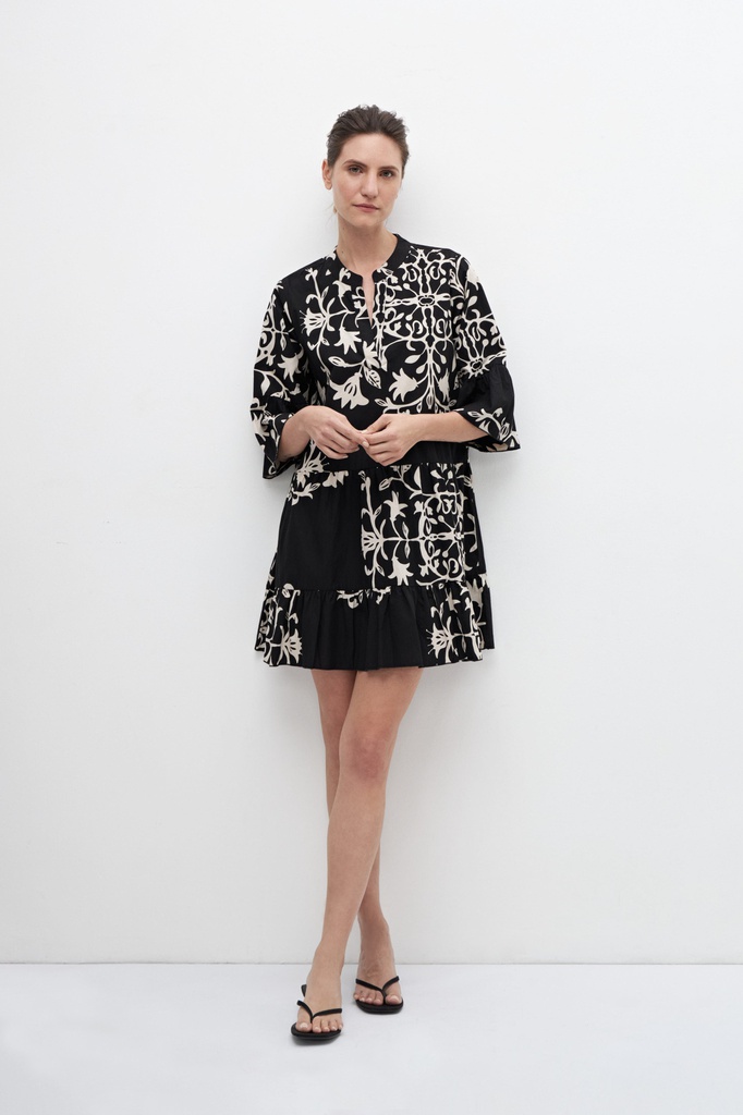 L157GDM5 VESTIDO ESTAMPADO FLORAL