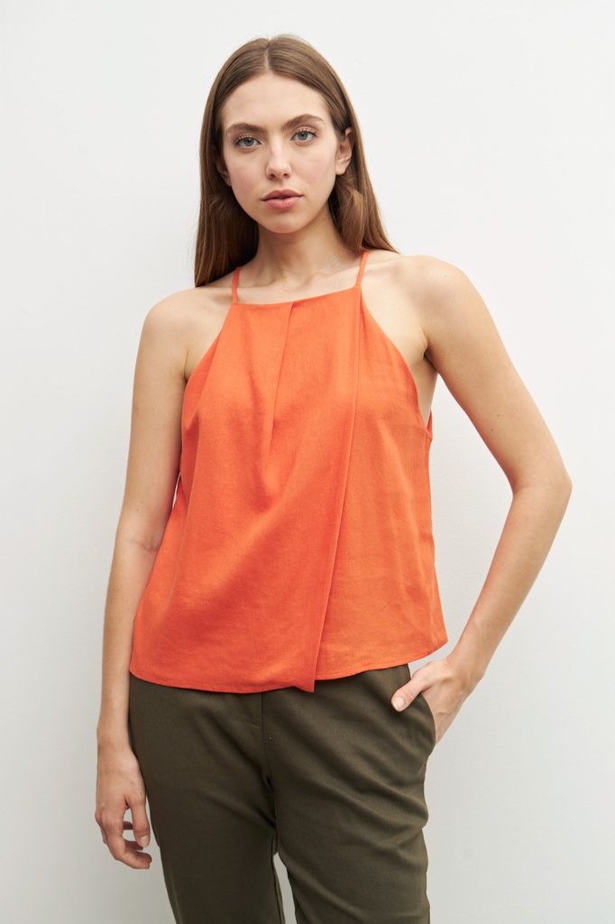 L158GBS5 TOP HALTER DE LINO