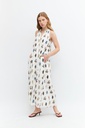 L158GDX3 MAXI VESTIDO HALTER ESTAMPADO