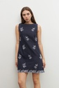 L158GDM1 VESTIDO BORDADO FLORAL