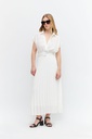 L158GDX10 VESTIDO CON FALDA PLISADA