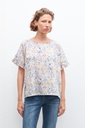 L160GBH4 BLUSA ESTAMPADA CON VOLADOS