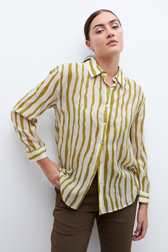 L160GBL14 CAMISA ESTAMPADA