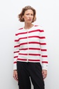 L160GKC2 CHAQUETA TEJIDA RAYADA