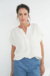 L147GBH5 BLUSA ESCOTE EN V OVERSIZE