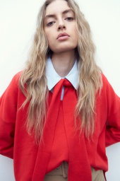 L151GKS1 SWEATER C/BUFANDA DESMONTABLE