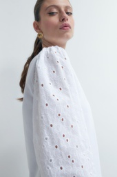 L155GTL2 SWEATSHIRT CON MANGAS DE BRODERIE
