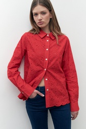 L157GBL4 CAMISA DE BRODERIE