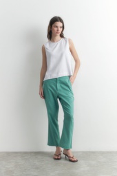 L158GBS7 BLUSA DE LINO LAZOS LATERALES