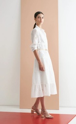 L158GDX7 MAXI VESTIDO DE BRODERIE
