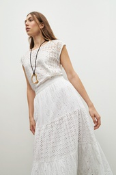 L158GSX1 MAXI FALDA BRODERIE