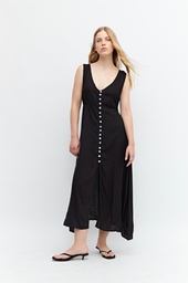 L158GDX8 MAXI VESTIDO CON BOTONES