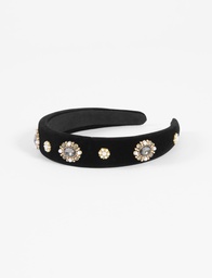 L160AJH2 VINCHA CON PERLAS Y STRASS