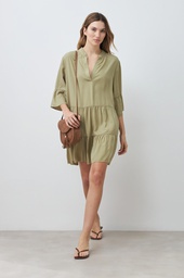 L167GDM2 VESTIDO MIDI DE LYOCELL