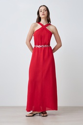 L167GDX6 MAXI VESTIDO ESCOTE HALTER