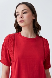 L167GTH9 REMERA CON BRODERIE