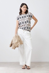 L166GBH3 BLUSA FRENTE ESTAMPADA