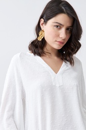 L166GBH7 BLUSA FANTASIA ESCOTE V