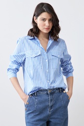 L166GBL1 CAMISA RAYADA MANGA LARGA