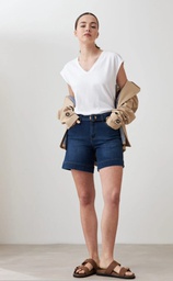 L167GPH1 SHORT DE JEAN CON CINTO