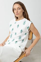 L168GBH6 BLUSA FRENTE BORDADO