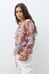 L170GBL4 BLUSA ESTAMPA PAISLEY CON VOLADOS