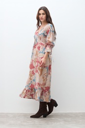 L170GDX4 VESTIDO BOHO ESTAMPADO