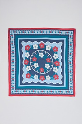 L170ATN7 PAÑUELO ESTAMPA FLORAL NATIVA